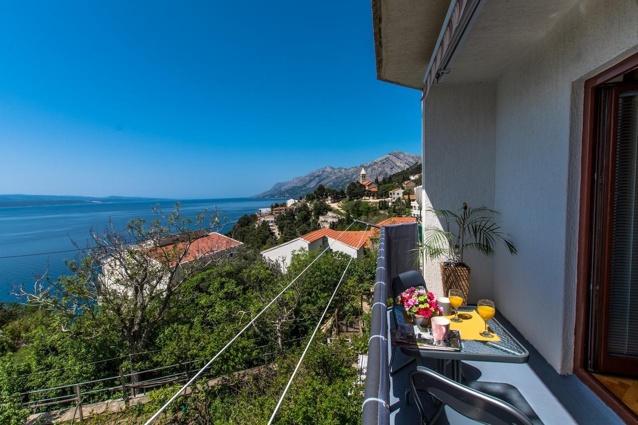 Seaview Apartment Slavica Брела Екстериор снимка